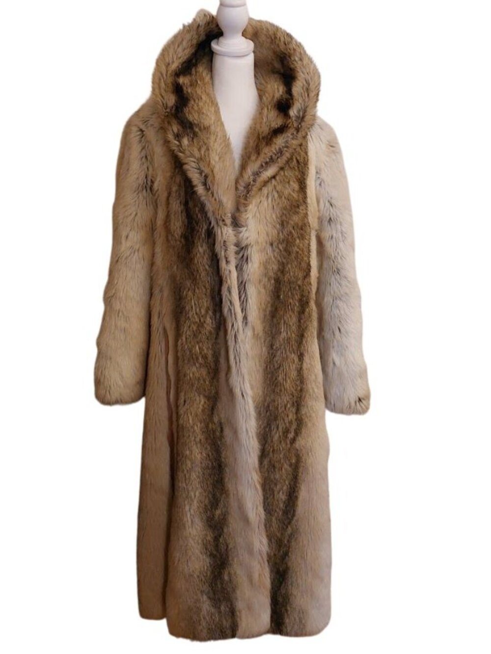 Vintage Longline Full Faux Fur Coat